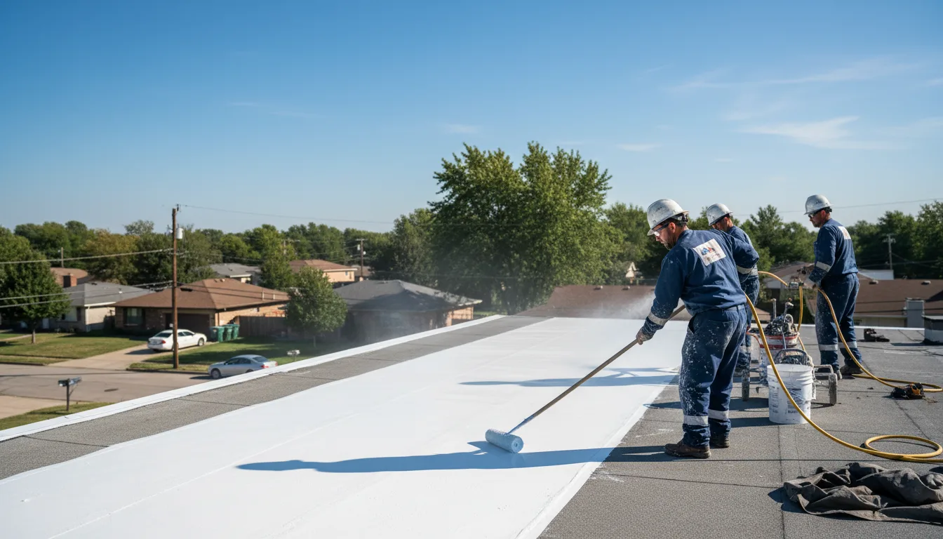 Commercial roof coating in Era, TX near me